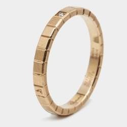 Nhẫn Chopard Ice Cube Diamond Nhẫn vàng hồng 18k Size 53