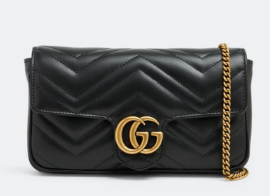 Ví dây chuyền đựng thẻ mini GUCCI GG Marmont