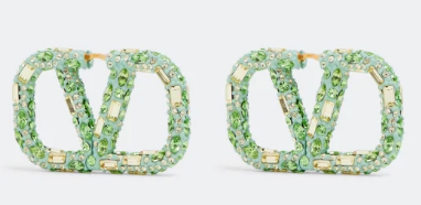VALENTINO GARAVANI VLogo Signature strass earrings