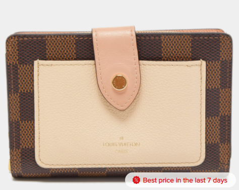 Louis Vuitton Damier Ebene Canvas Juliette Wallet