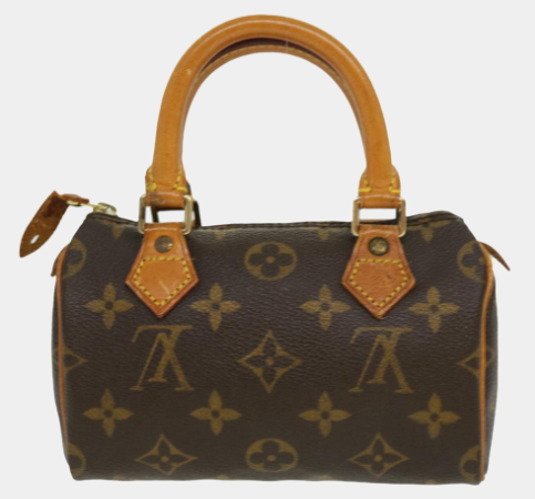 Túi xách Louis Vuitton Brown Monogram Canvas Nano Speedy Top