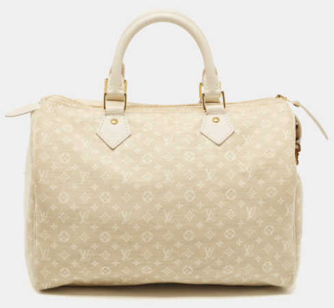 Louis Vuitton Dune Monogram Mini Lin Canvas Speedy 30 Bag